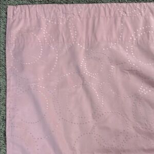 Pink black out curtains  with Circle Pattern Curtains